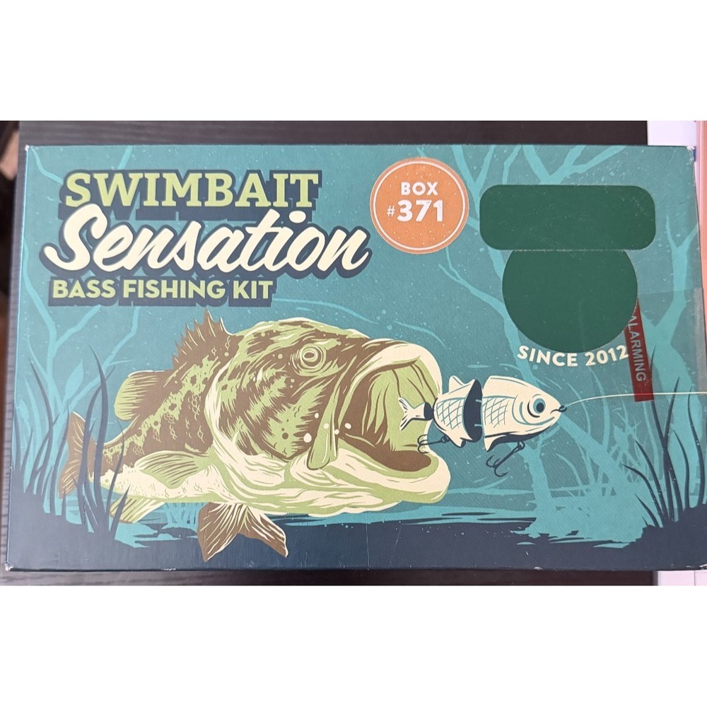 Mystery Tackle Box Swimbait Sensation Bass Fishing Kit Box #371 5-7 Lures
